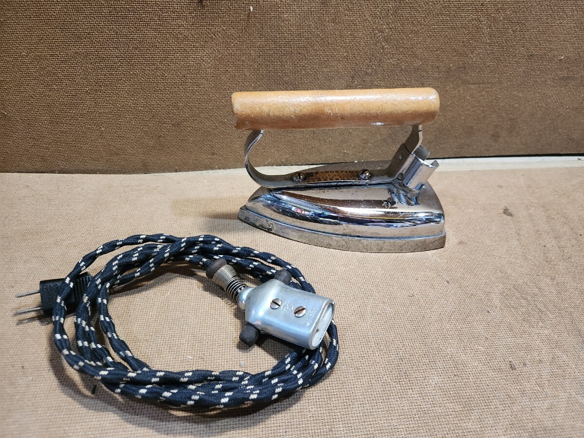 ナショナル 松下電器産業 アイロン 職業用6号アイロン NI-52Pアンティーク 昭和レトロ 当時物 動作確認済み