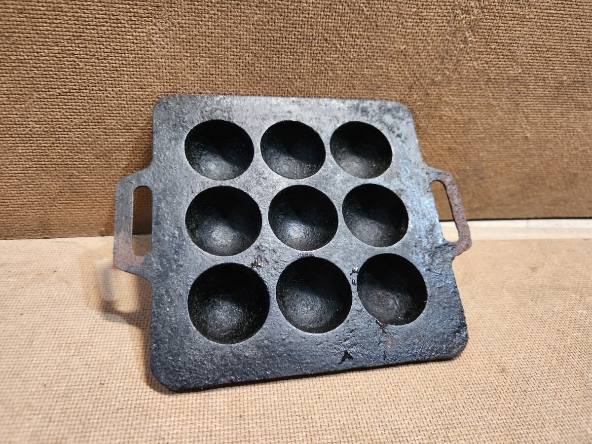 南部鉄器 たこ焼き器 たこ焼きプレート プレート9穴 鉄板 調理用 