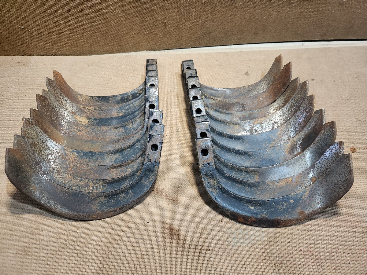 トラクター 管理機 農耕機 パーツ 取り替え爪 取り替え刃 18本セット B49C 三菱 左右セット 耕うん爪