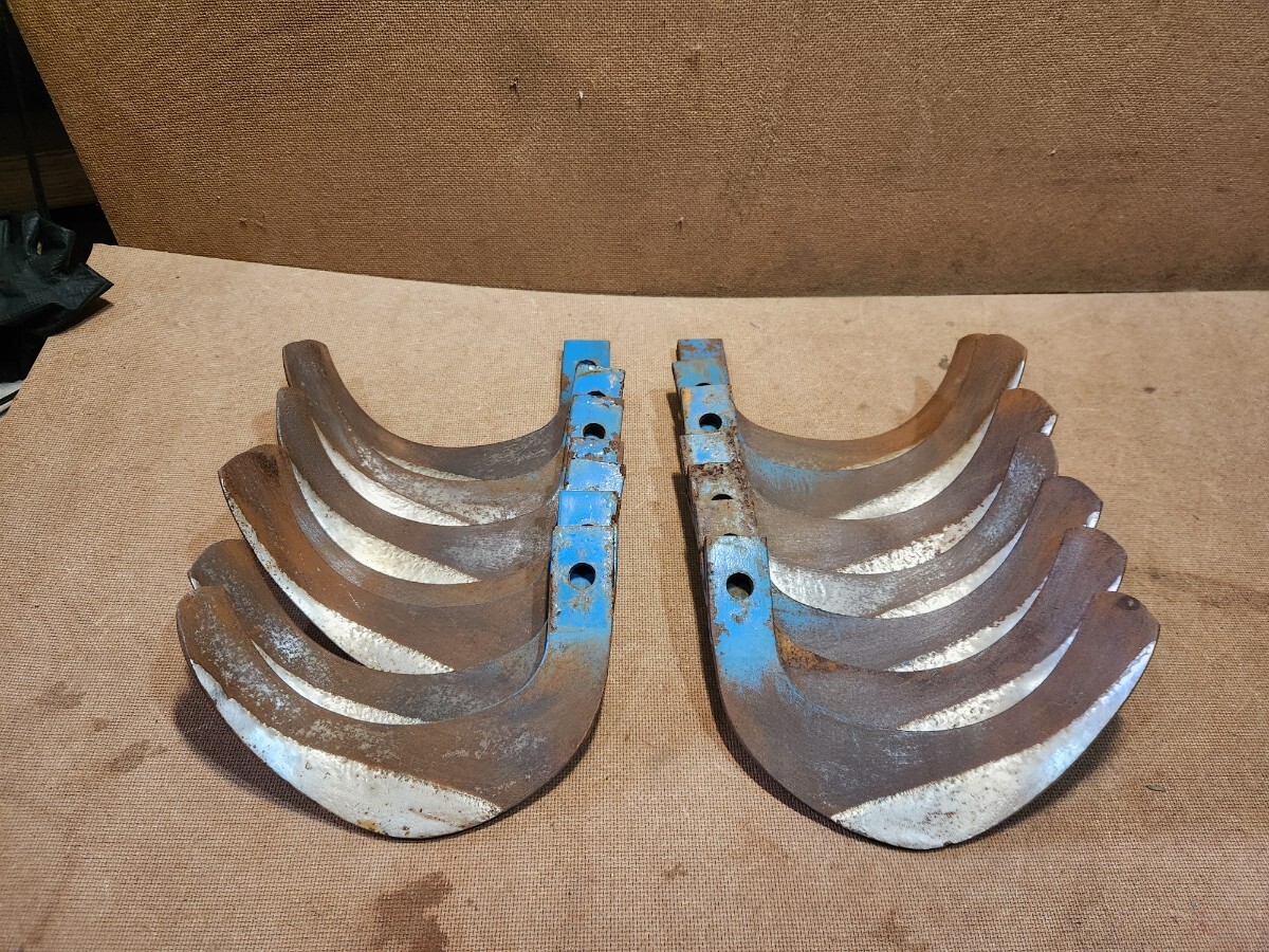 トラクター 管理機 耕運機 農耕機 パーツ 取り替え爪 取り替え刃 14本セット P6351 左右セット 耕うん爪