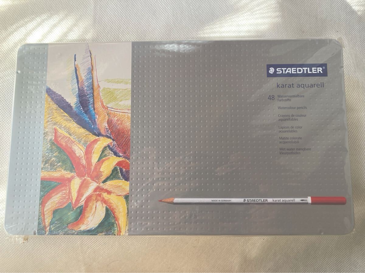 ◆ ステッドラー 【STAEDTLER】 Karat　aquarelle　水彩色鉛筆　48色　◆
