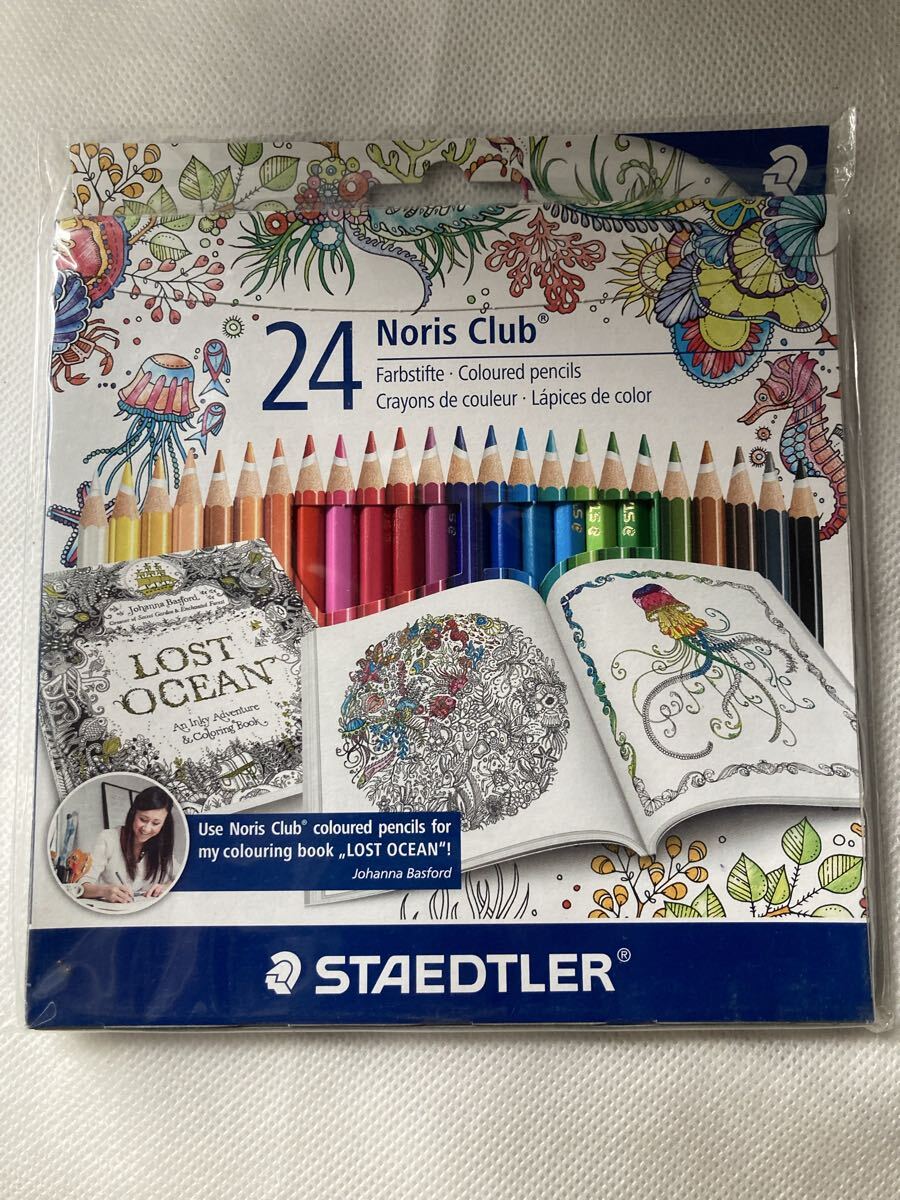 ◆ ステッドラー 【STAEDTLER】 Noris Club ノリスクラブ ジョハンナ・バスフォード バージョン色鉛筆 24色　◆