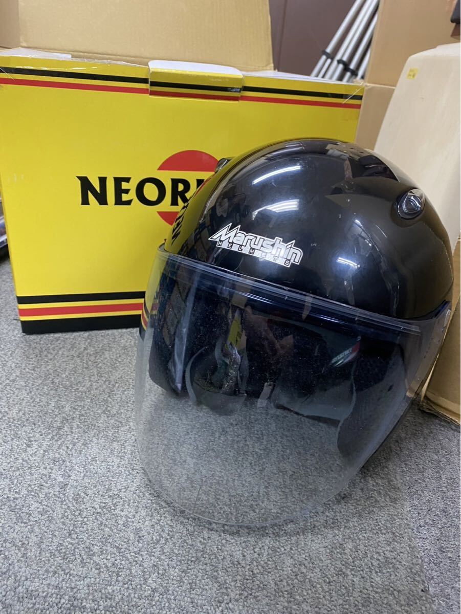 マルシン Marushin ジェットヘルメット M-400 バイク用 黒 ブラック 57-60cm未満 ot120802