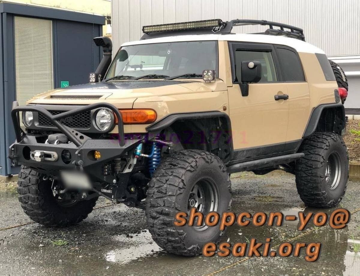 高品質 トヨタ FJ クルーザー 07-20 50mm広めオーバーフェンダー専用 ワイドフェンダー ４点セット 2色可選