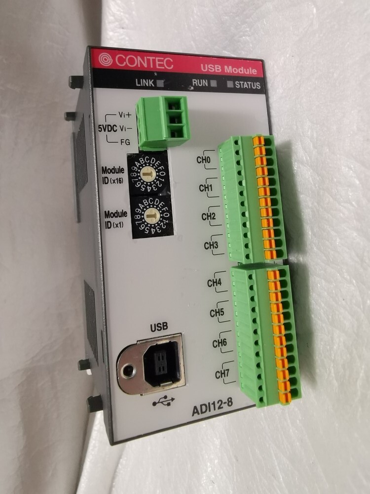 ★未使用★ CONTEC ADI12-8(USB)GY USB型 絶縁型AD変換入力装置