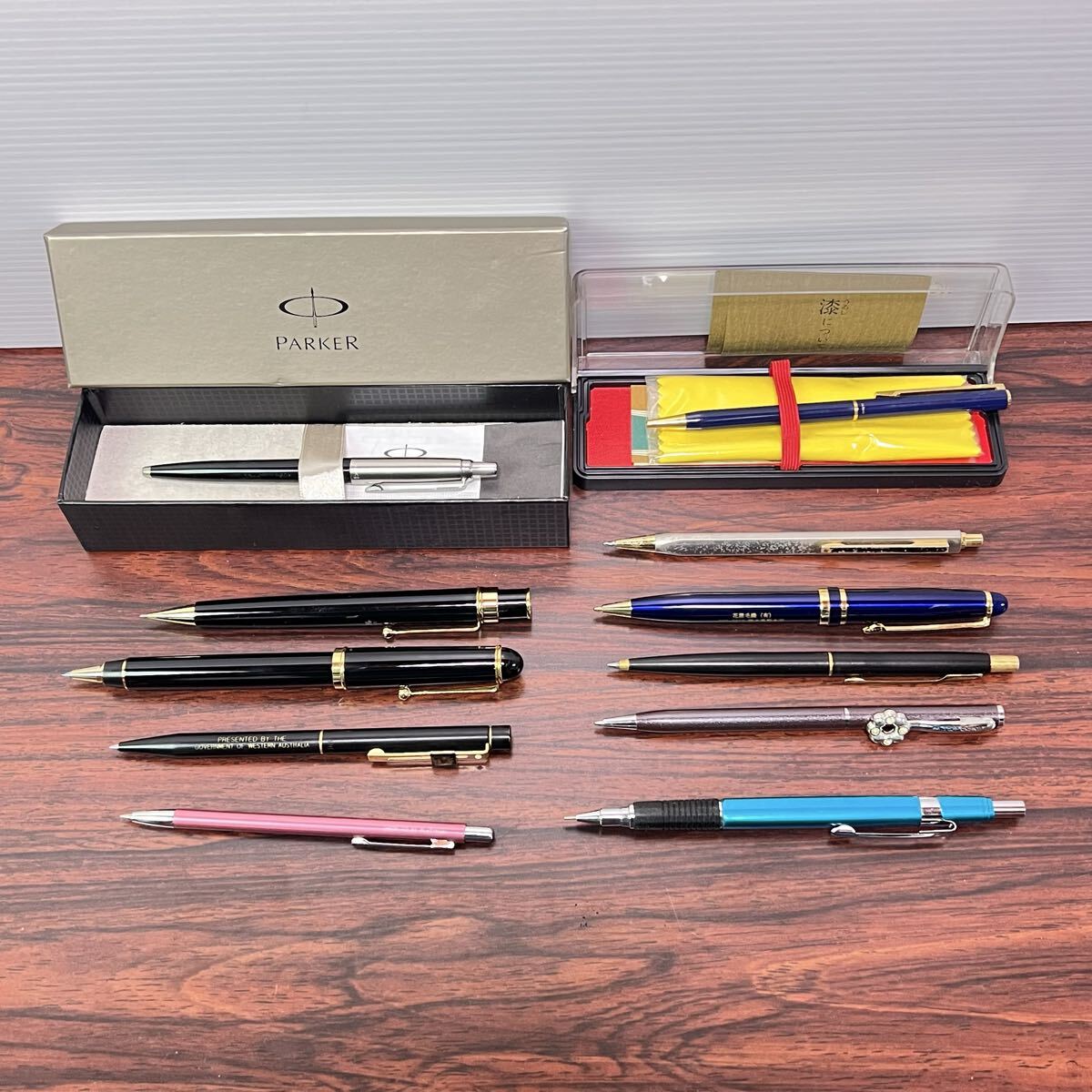 まとめ売り 11点 筆記用具 ボールペン シャーペン PARKER パーカーなど PILOT パイロット含む y1-39