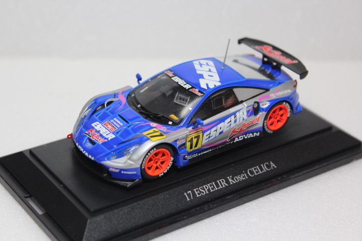 1/43 EBBRO JGTC 2004 ESPELIR Kosei CELICA 17 551(セリカ コーセー コーセイ エスペリア スーパーGT SUPER GT 300 トヨタ TOYOTA)