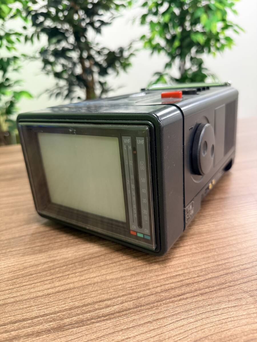 テクノエース GILVA 6インチ カラーテレビ C6-GL1 91年製 レトロ ポータブル 昭和レトロ シリアルナンバー12272 通電未確認 F4144-2