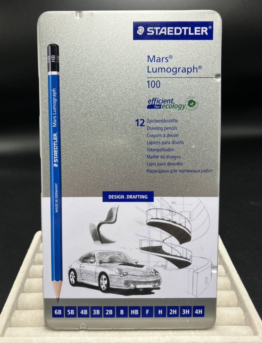 新品未使用品！ STAEDTLER ステッドラー マルスルモグラフ 最高級鉛筆 12硬度セット 6B～4H 筆記 デッサン