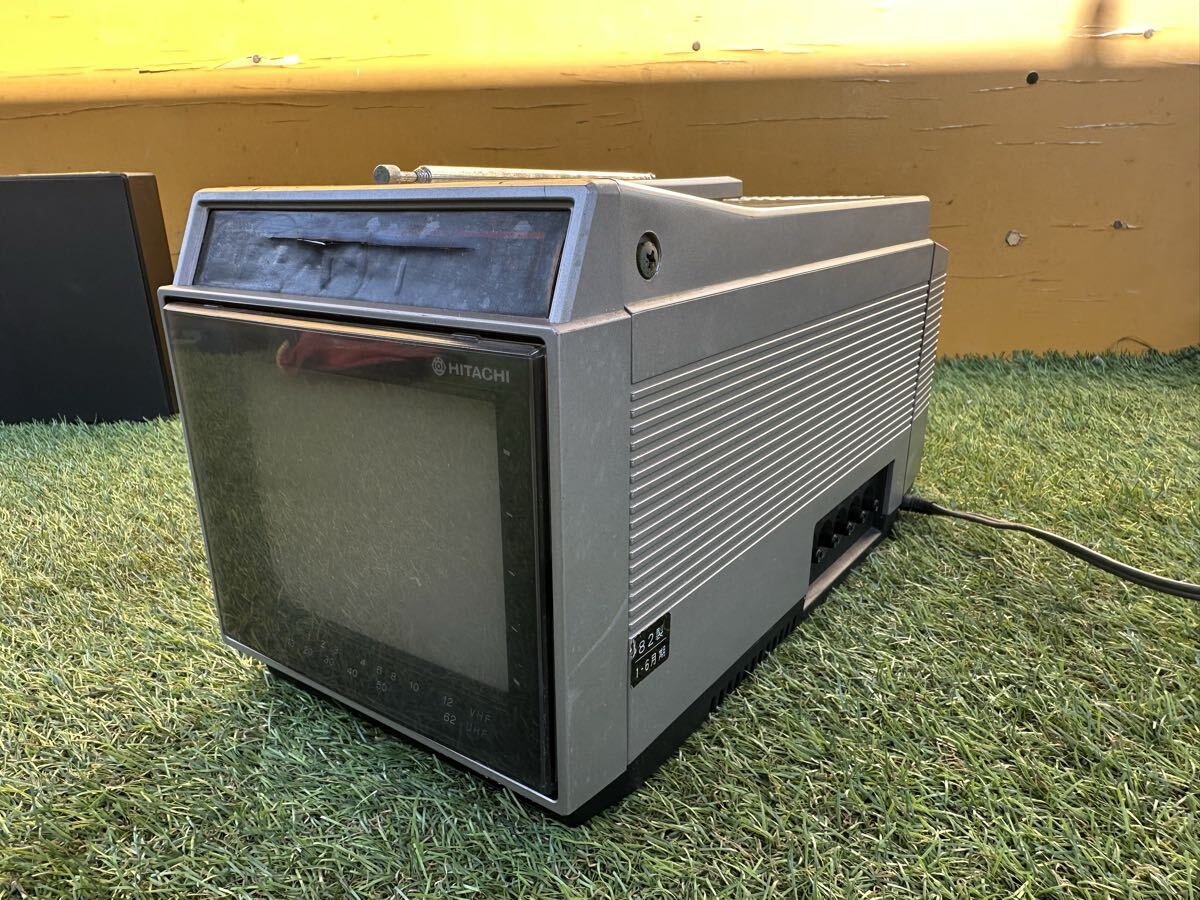 A113 HITACHI 日立製作所 PS-620 小型 ブラウン管 カラーテレビ アンティーク　動作未確認　ジャンク