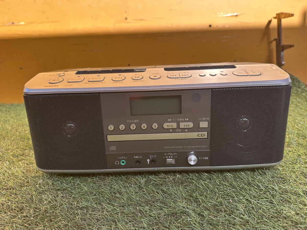A122 TOSHIBA TY-CDW990 CDラジカセ 通電確認済み　