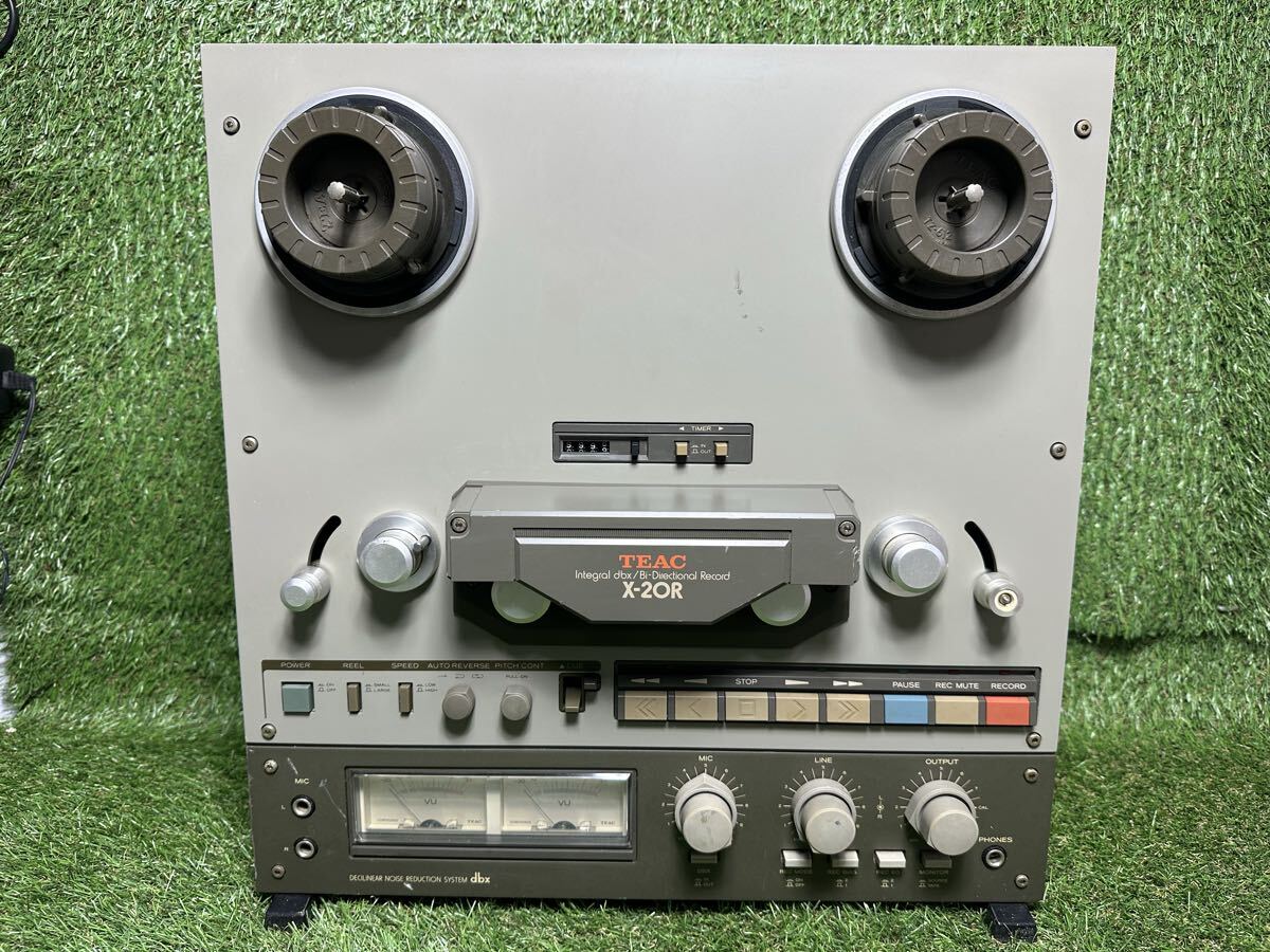 A227 TEAC ティアック X-20R オープンリールデッキ オーディオ機器　通電確認済み　現状品