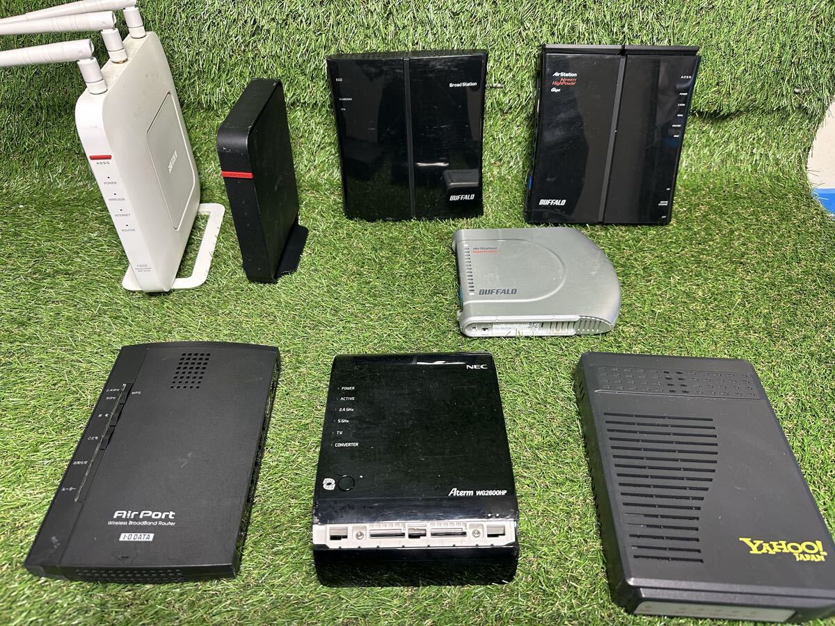 A273 無線LANルーター7点まとめ　 WXR-1900DHP2、WHR-1166DHP3、BHR-4GRV2、WZR-600DHP、WHR-HP-G、WN-AG300DGR、WG2600HP等　動作未確認