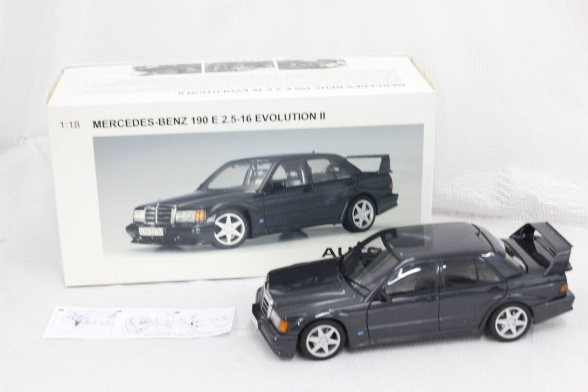 【未使用】 Auto art Mercedes-Benz 190 E 2.5-16 Evolution II 1:18 フィギュア F334