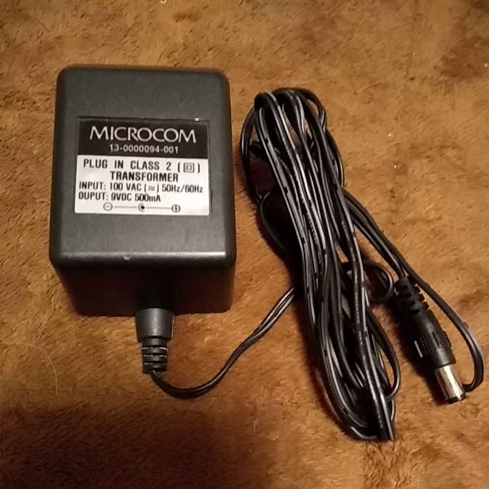 MICROCOM ACアダプター No.1657 約2m