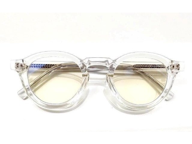 Boston Master ボストンマスター 透明×クリア 太ぶち メガネ 02