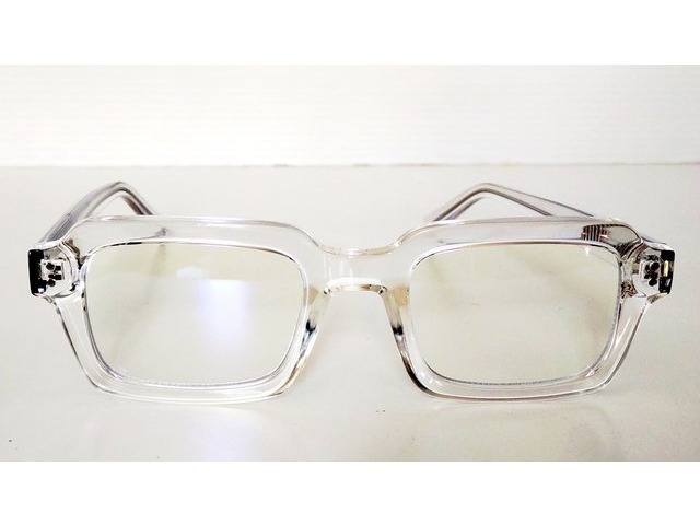 SQ Index クリア 透明 スクエアメガネ 02