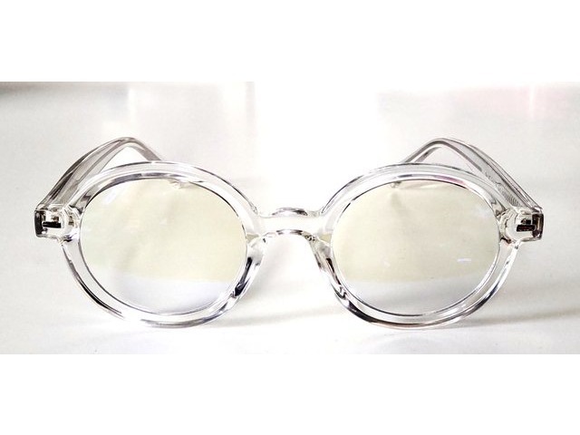 Round Nova ラウンドノヴァ クリア 透明 丸メガネ 02