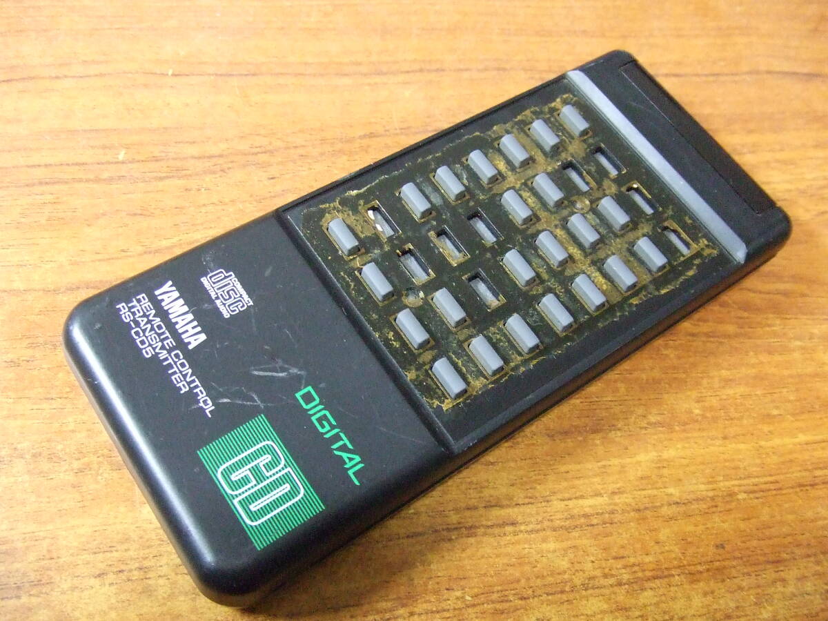 T88 難あり ヤマハ/YAMAHA オーディオリモコン RS-CD5 DIGITAL CDプレーヤー用リモコン　中古