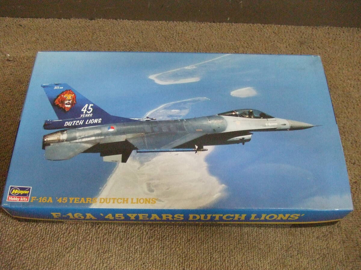 T213 未組立品 プラモデル ハセガワ 1/48 F-16A DUTCH LIONS オランダ空軍 第315飛行隊 45周年記念 V106 06166