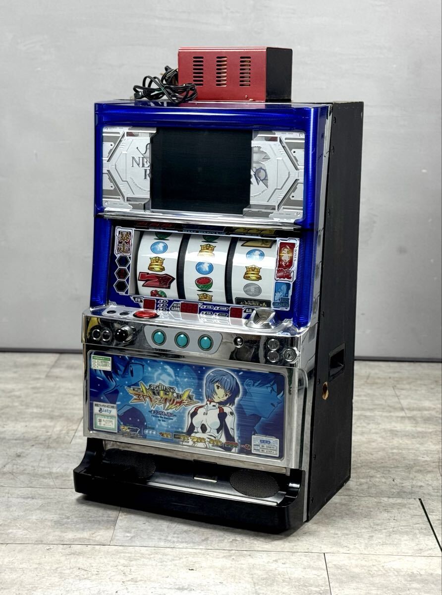 通電OK/ドアキーなし■パチスロ実機 新世紀 エヴァンゲリオン まごころを、君に パチンコ スロット ゲーム■兵庫県姫路市から A26-067