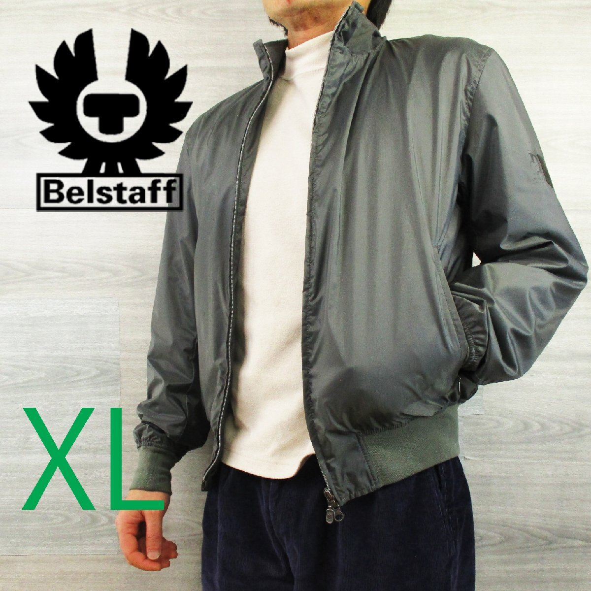 Belstaff●ベルスタッフ＜ナイロン ブルゾン＞M0986m