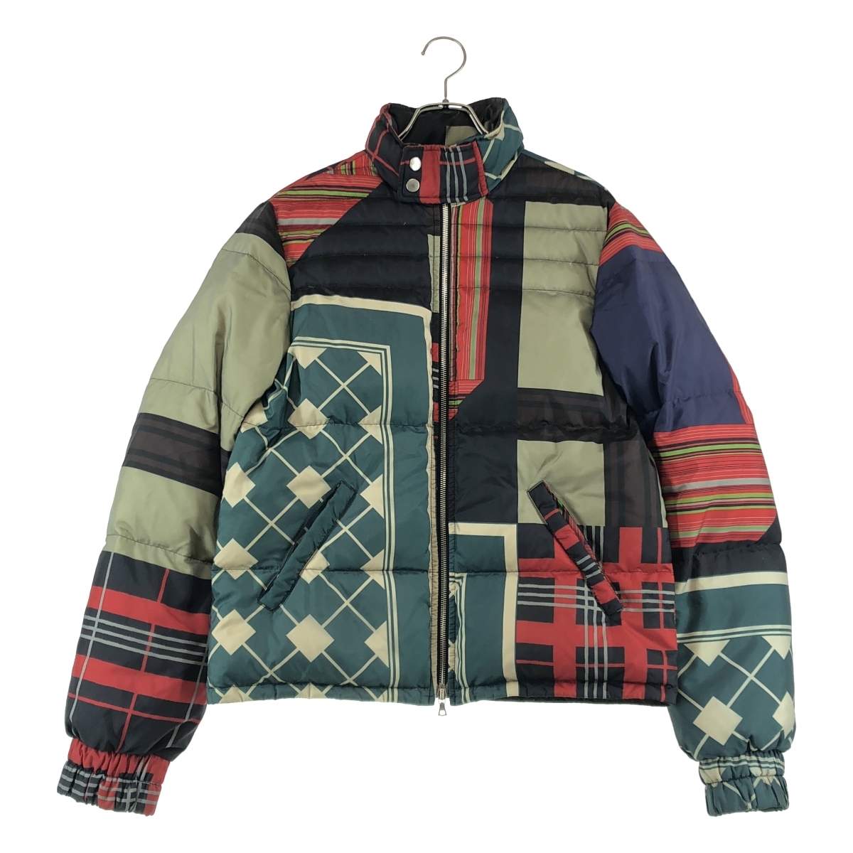 DRIES VAN NOTEN / ドリスヴァンノッテン Plaid Print Puffer / フルジップ ダウンジャケット ブルゾン