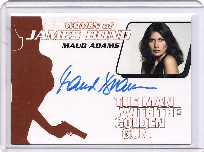 WOMEN of JAMES BOND 直筆サインカード　MAUD ADAMS モード・アダムス ボンドガール SPバージョン　Autograph 新品ミント状態品