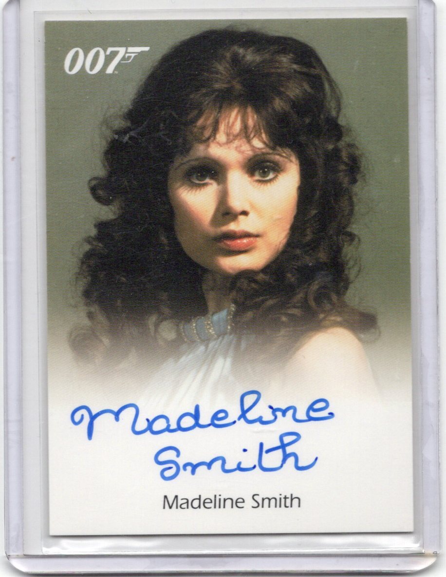 007 LIVE AND LET DIE　MADELINE SMITH マデリン・スミス 直筆サインカード　Authentic Autograph 新品ミント状態品