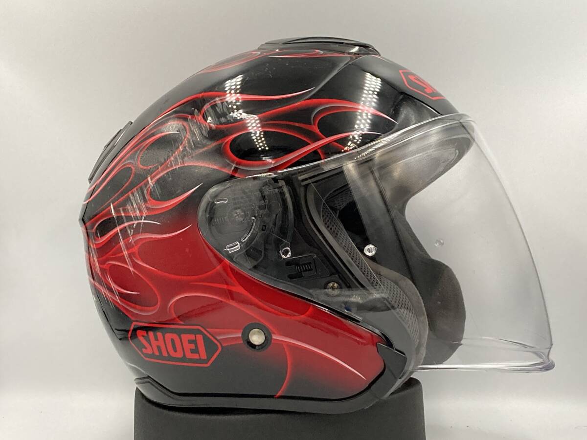SHOEI ショウエイ J-Cruise J-CRUISE Jクルーズ REBORN リボーン レッド インナーバイザー ジェットヘルメット XLサイズ 