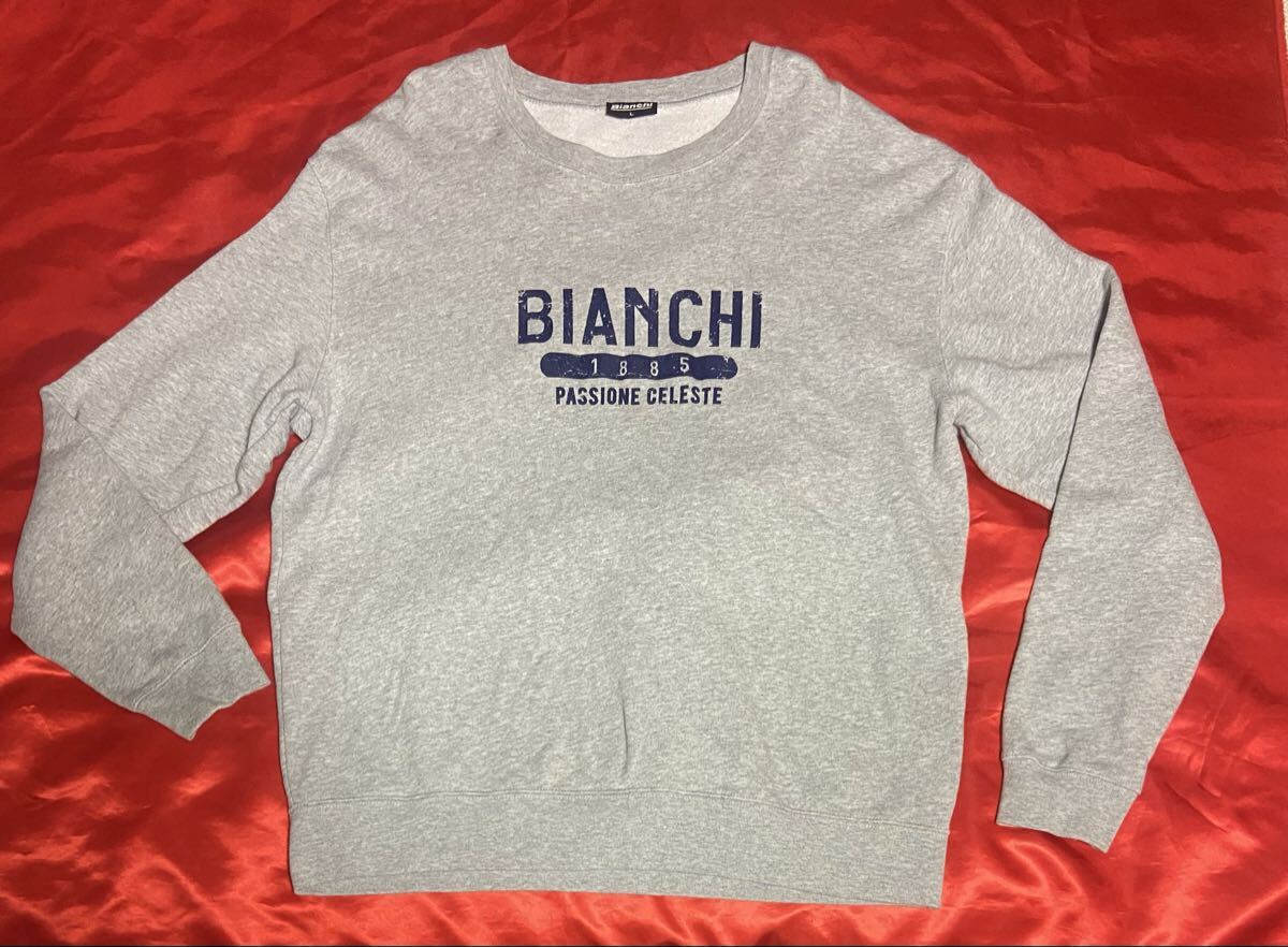 bianchi スウェット　トレーナー　ビアンキ　サイズL