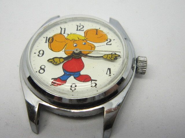 腕時計 トッポジージョ　ゼンマイ切れ？修理部品どりに