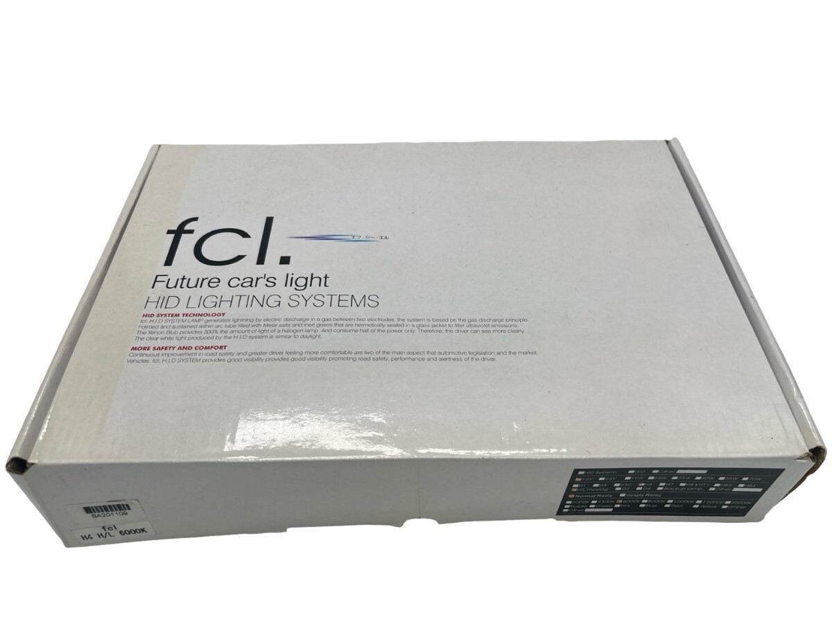 動作未確認 fcl 6000K HIDキット HIDバルブ エフシーエル 旧車 