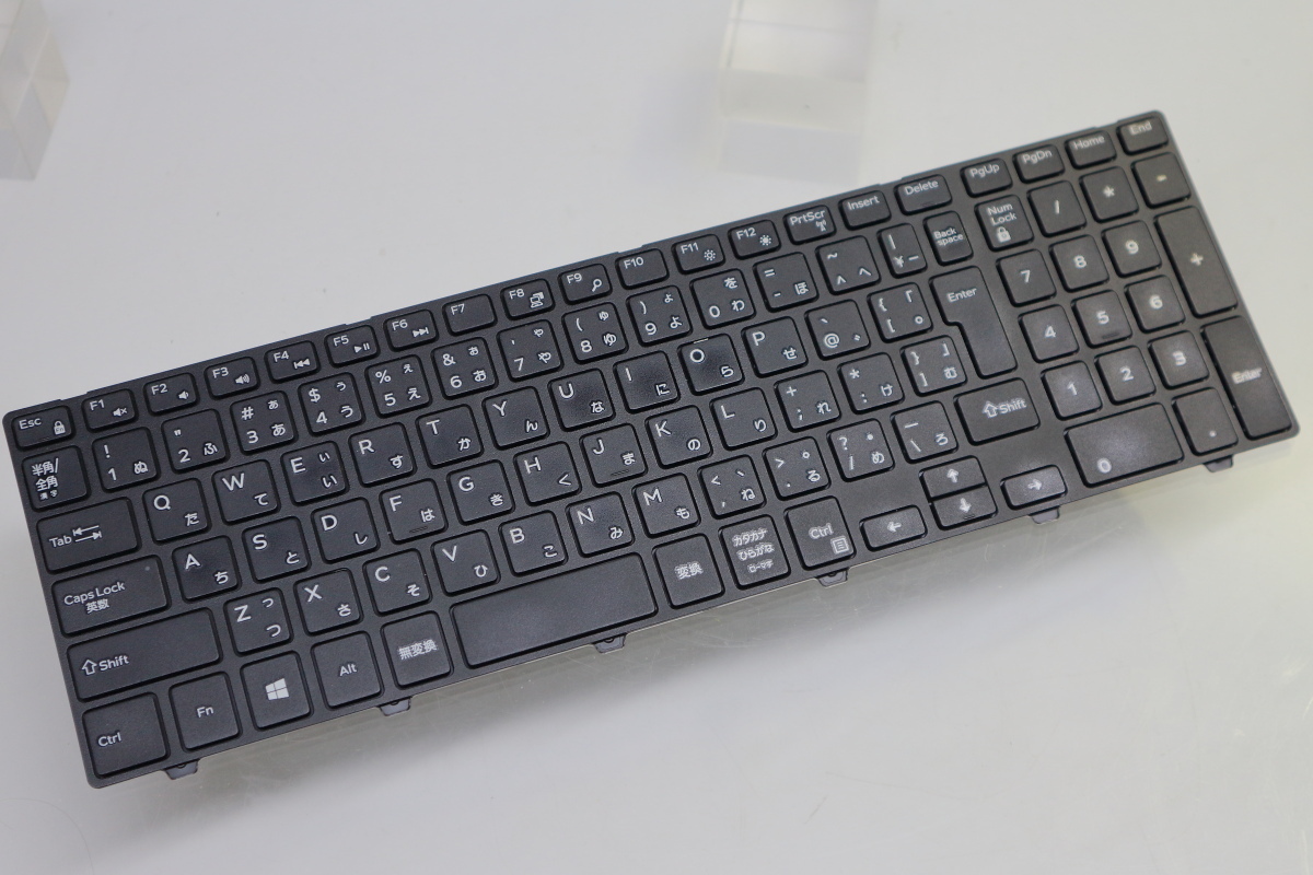 【純正】DELL Vostro用 日本語キーボード NSK-LR0SW 0J / Vostro15等 / テンキー付 / 中古品