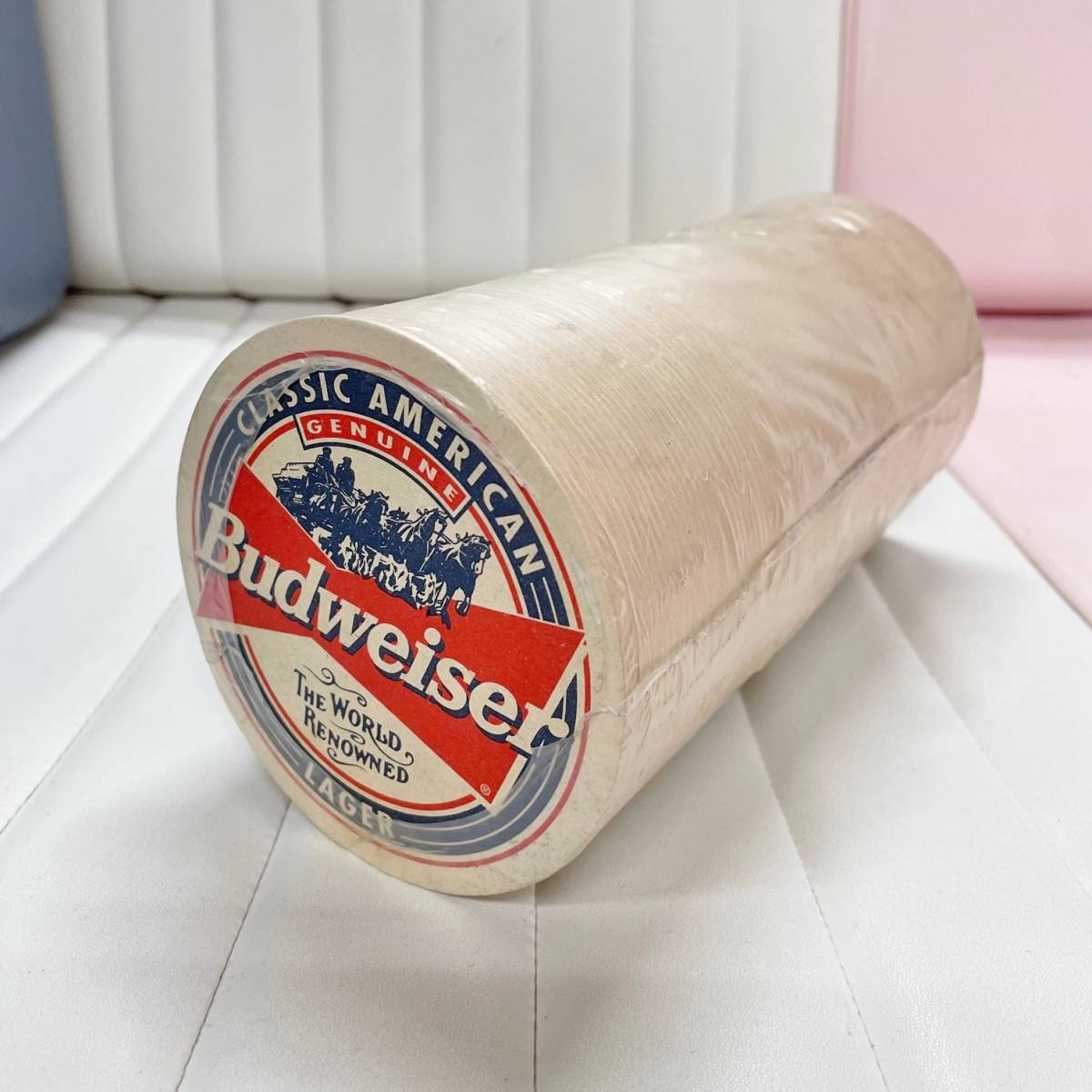 Budweiser バドワイザー 107mm ビンテージ コースター 100枚 未使用品　デッドストック