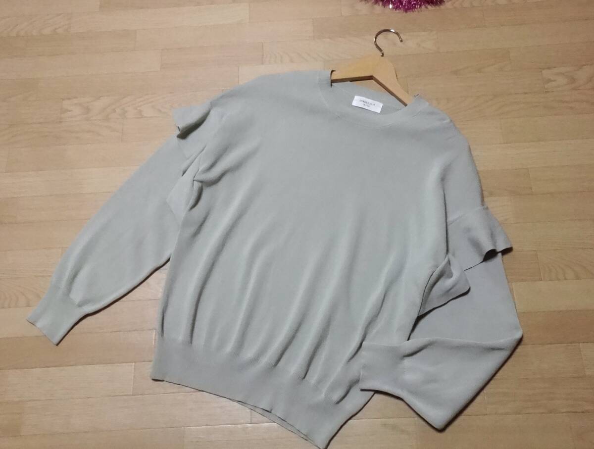 ワールド♪【OPAQUE CLIP】長袖ニットカットソー38★新品♪