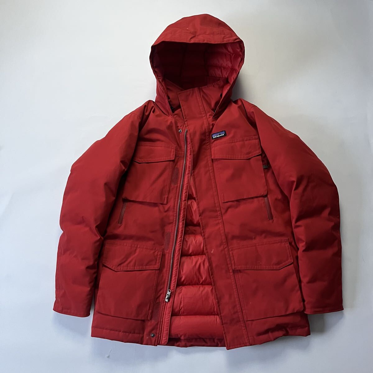 パタゴニア サンダークラウドダウンパーカ マウンテンジャケット ダウン M patagonia RED グースダウン
