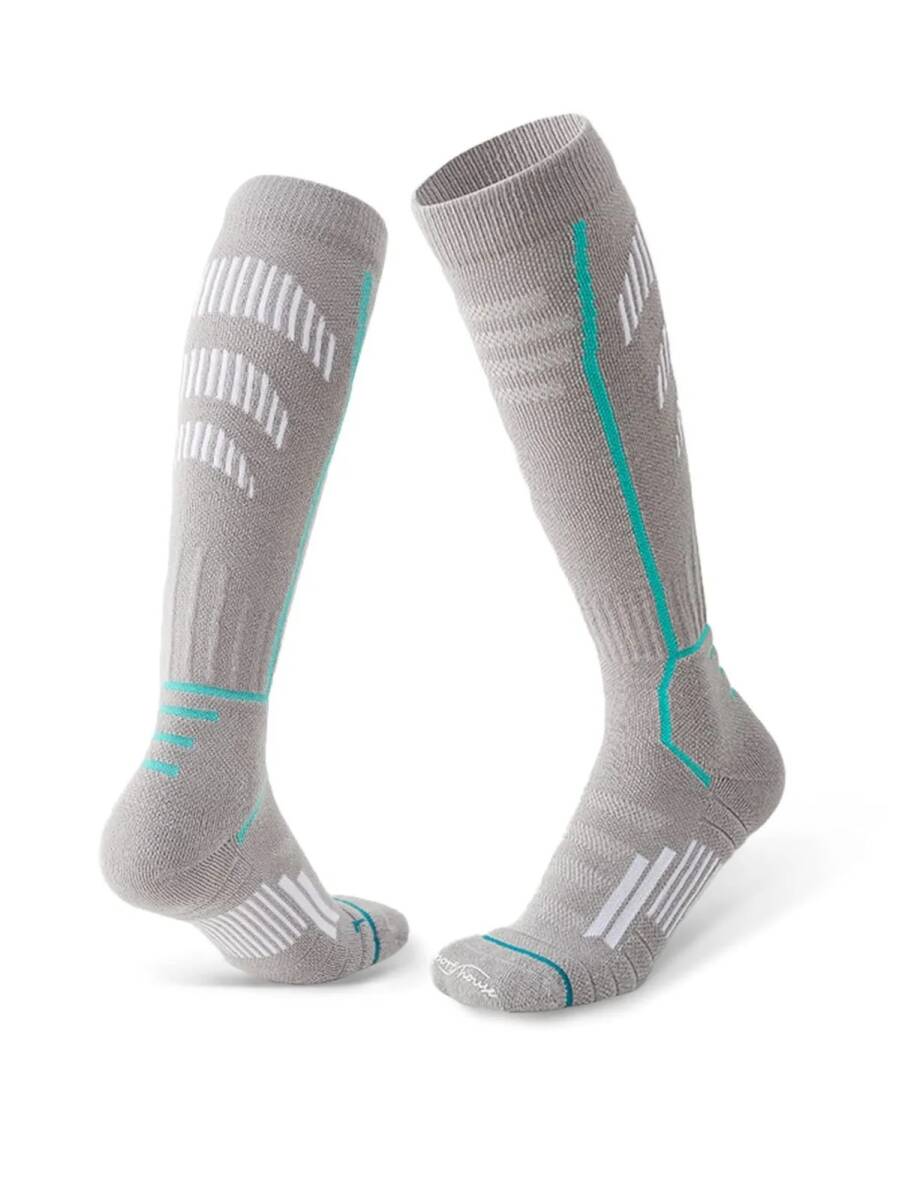 スキーソックス スノーボードソックス スキー靴下 厚手 暖かい 防寒 スポーツ 登山 ハイキング メンズ レディース 男女兼用 冬R1295