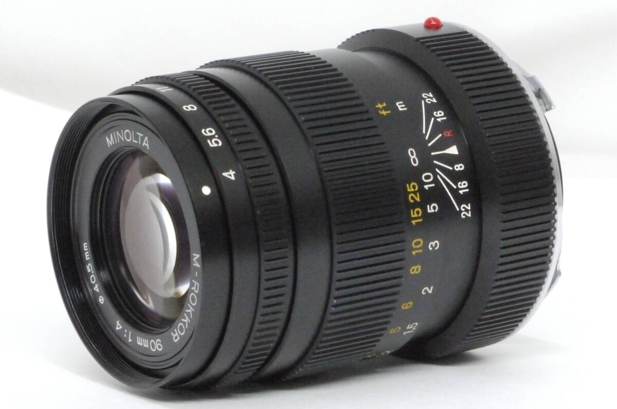 ミノルタ M-ROKKOR 90mm F4 (CLE) 極上美品