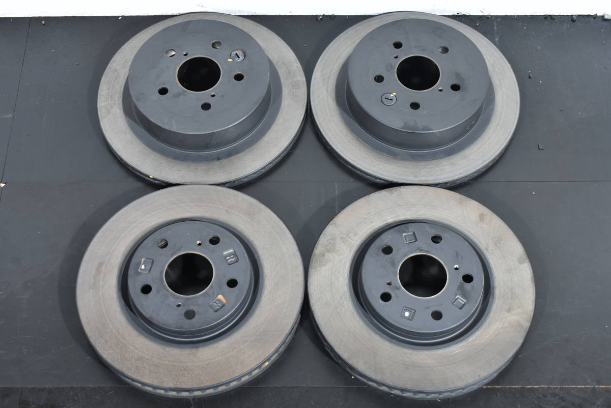 ☆トヨタ 18系 200系 クラウン アスリート ブレーキローター フロント/リアセット☆フロント外径 約29.6㎝/リア外径 約31.0㎝☆