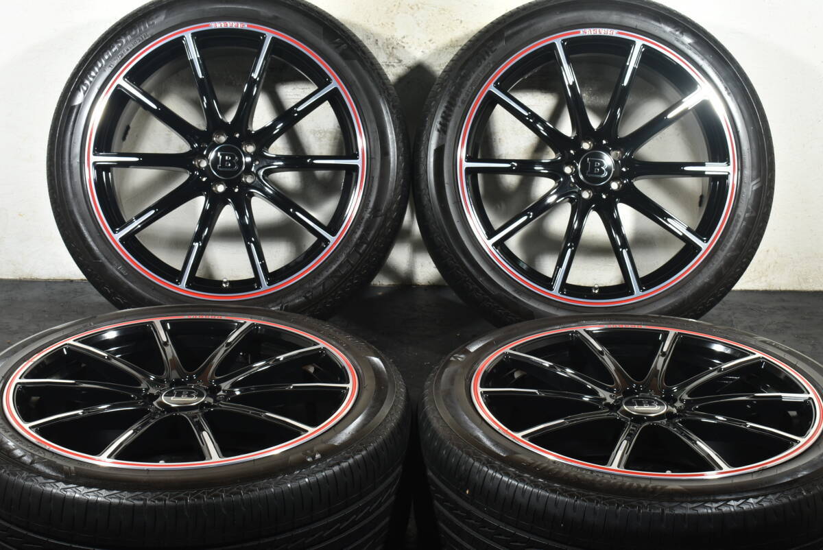☆BRABUS MONOBLOCK Z 22インチ☆10J +65☆40mm/45mm専用スペーサー付き☆BS アレンザ LX100☆285/40R22☆ベンツ Gクラス G63 AMG☆