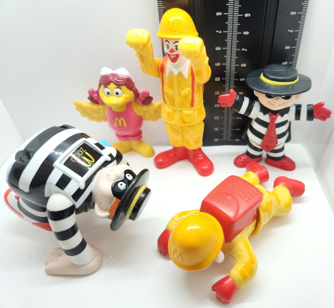 マクドナルド ハッピーセット フィギュア ロナルド＆ハンバーグラー バーディ5点26A18検the HamburglarコレクションRonald McDonald Figure