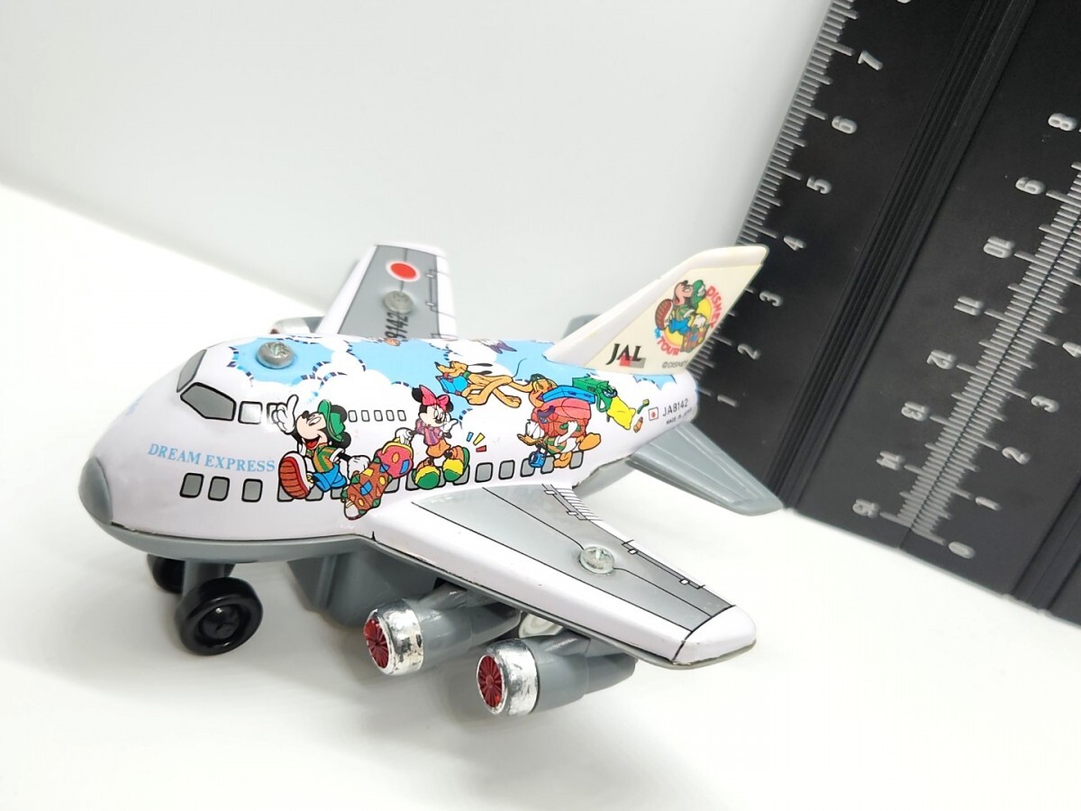 JAL×Disneyディズニー ミニチュア飛行機 コレクション ブリキ製 フィギュア[26A29検]航空機MINIATUR スターアライアンスAirplane Aircraft