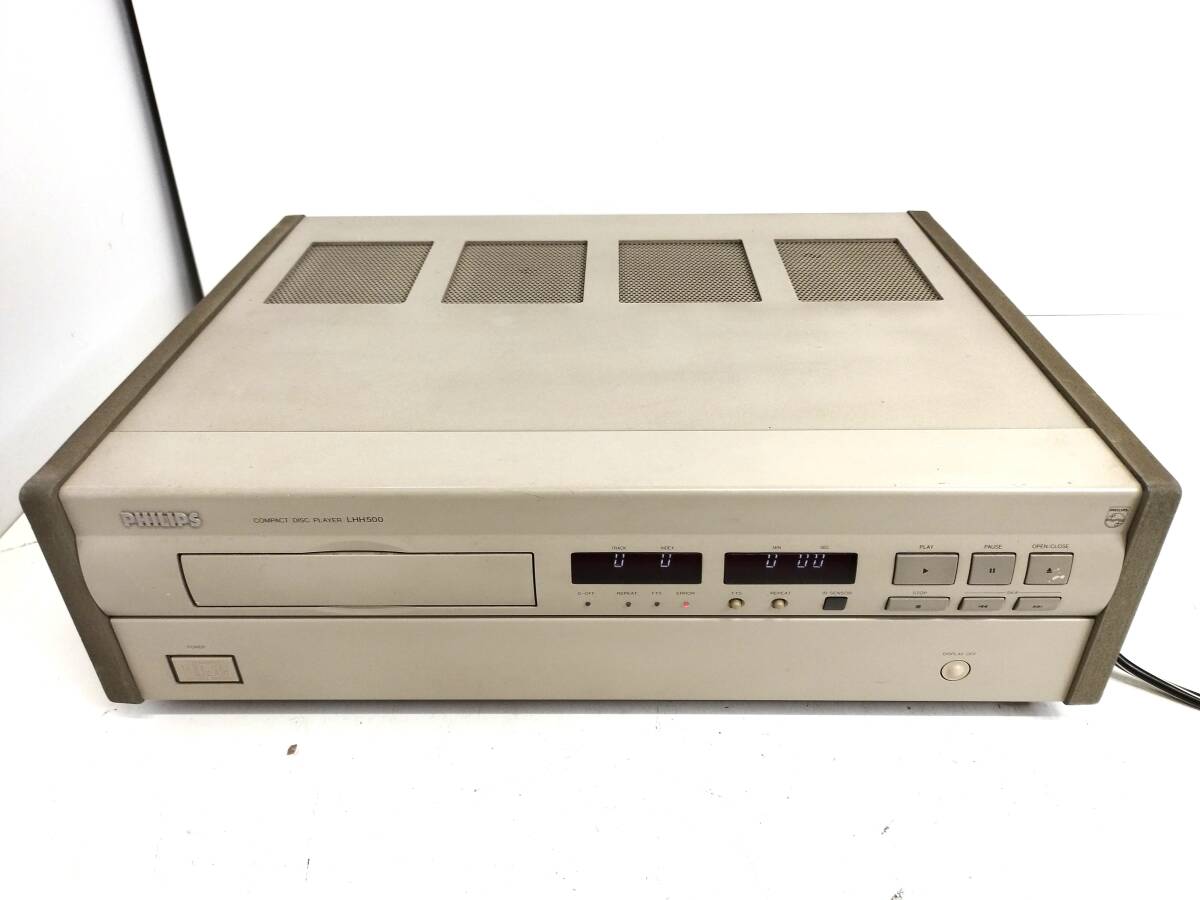 426 PHILIPS LHH500 フィリップス CDプレーヤー CDデッキ リモコン付 オーディオ機器 