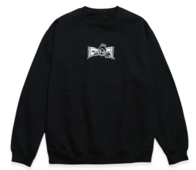 ★Wasted Youth x Tappei Sweat Crew Black ウェイステッド ユース x タッペイ スウェット クルー ブラック トレーナー