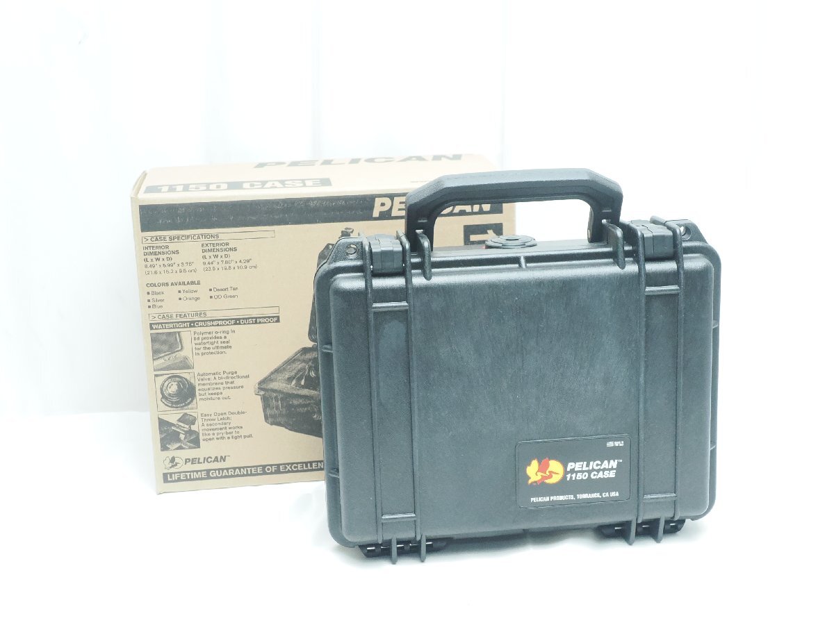 アウトレット 展示品 PELICAN ペリカン 1150 CASE ペリカンケース フォームなし カラー:ブラック [65674]