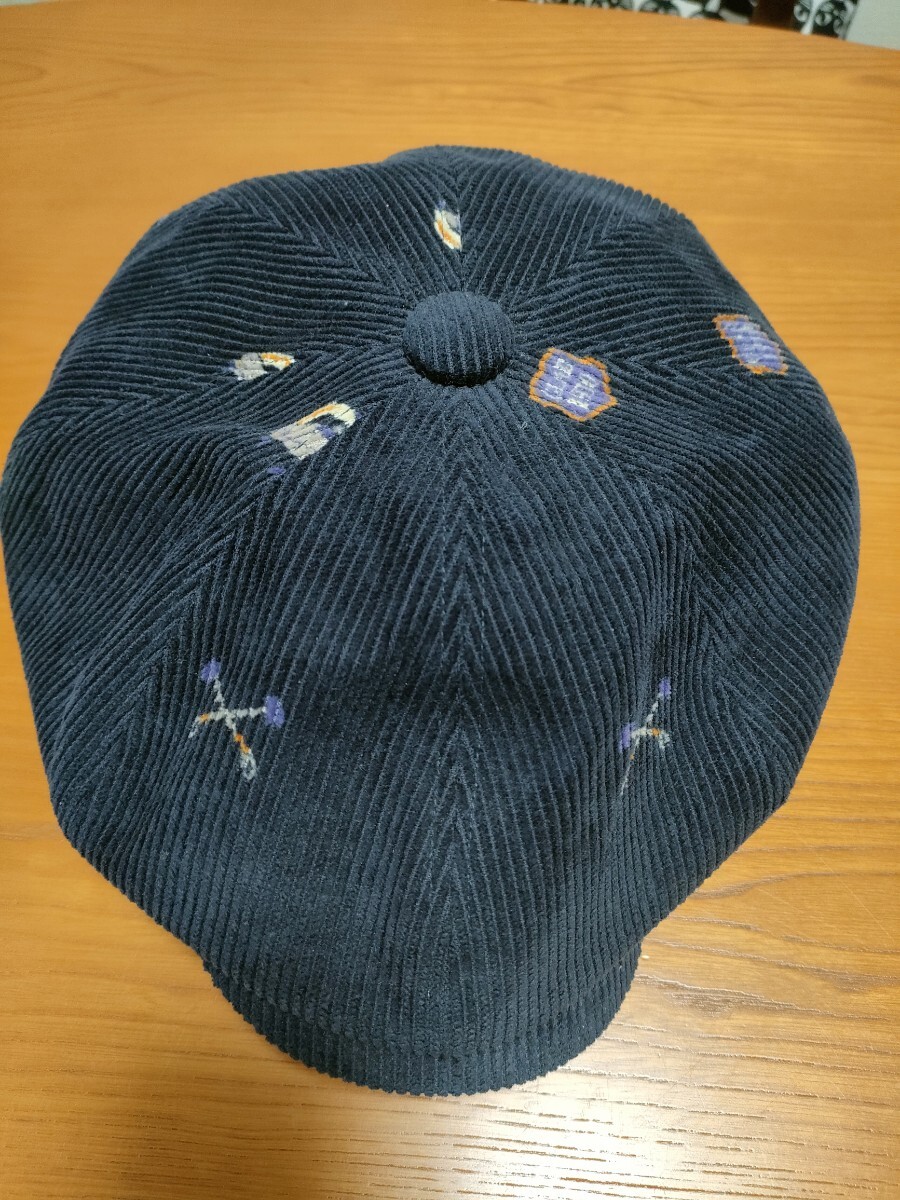 サイズ：L約60cm　美品　定価:14080円　gladhand　グラッドハンド　コーデュロイキャスケット　BY GLADHAND/COLLEGIATE-CORDUROY CASQUETTE