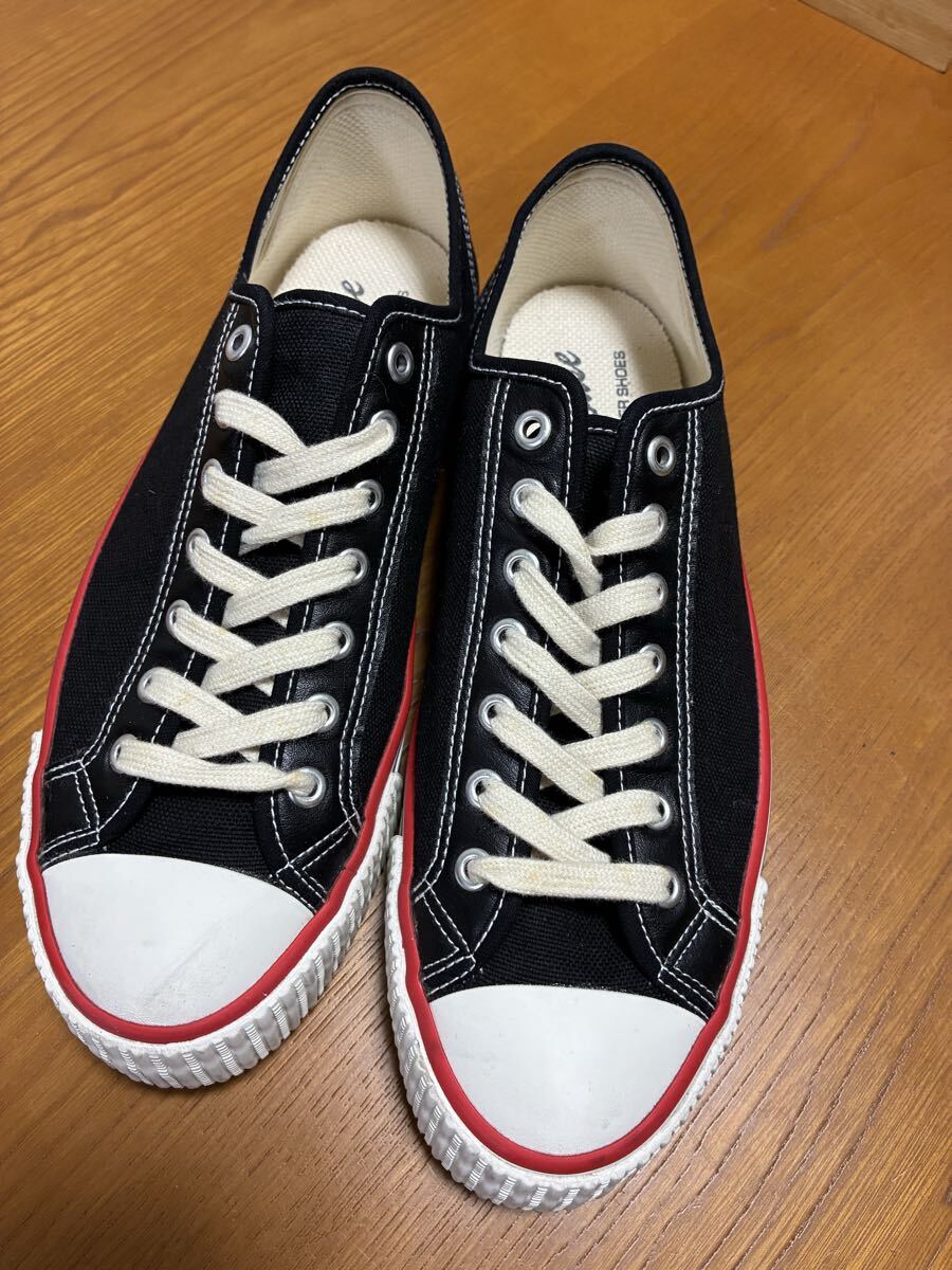 サイズ：7 美品　ウエアハウス WAREHOUSE ローカットキャンバススニーカー LOW CUT CANVAS SNEAKER