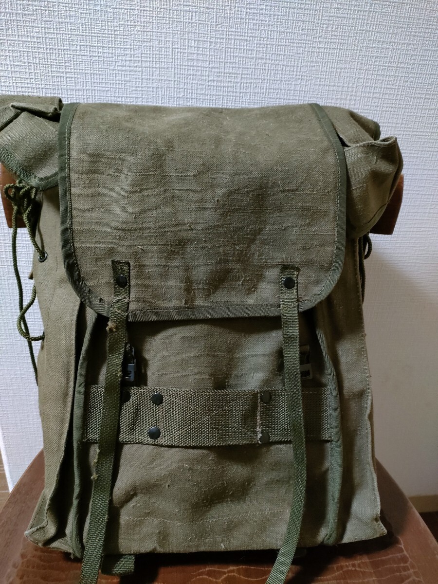 イタリア軍 ビンテージ ミリタリー バックパック リュック 実物