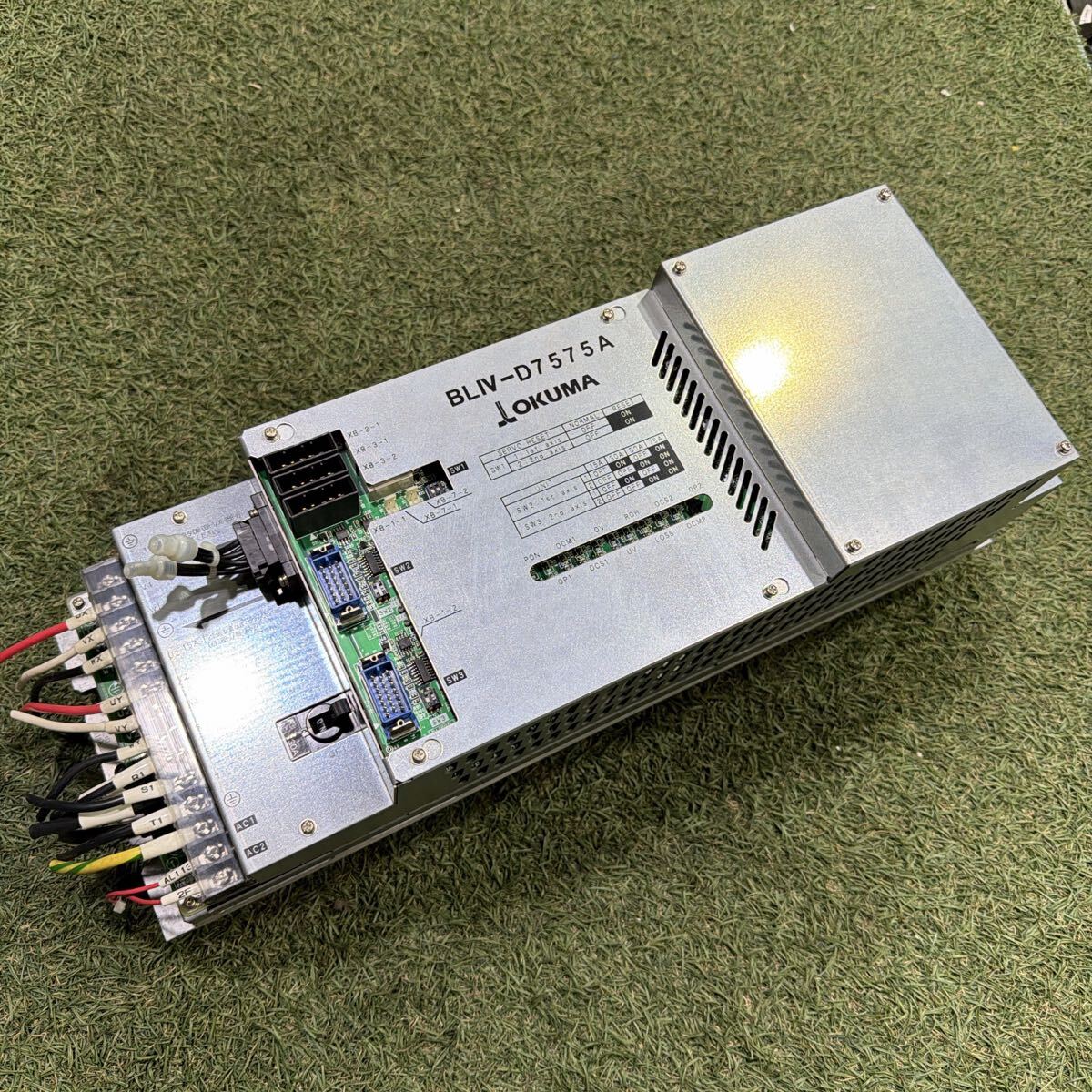 6A001 OKUMA オークマ サーボアンプ BLIV-D7575A U0632-0006-001-11 動作保証 